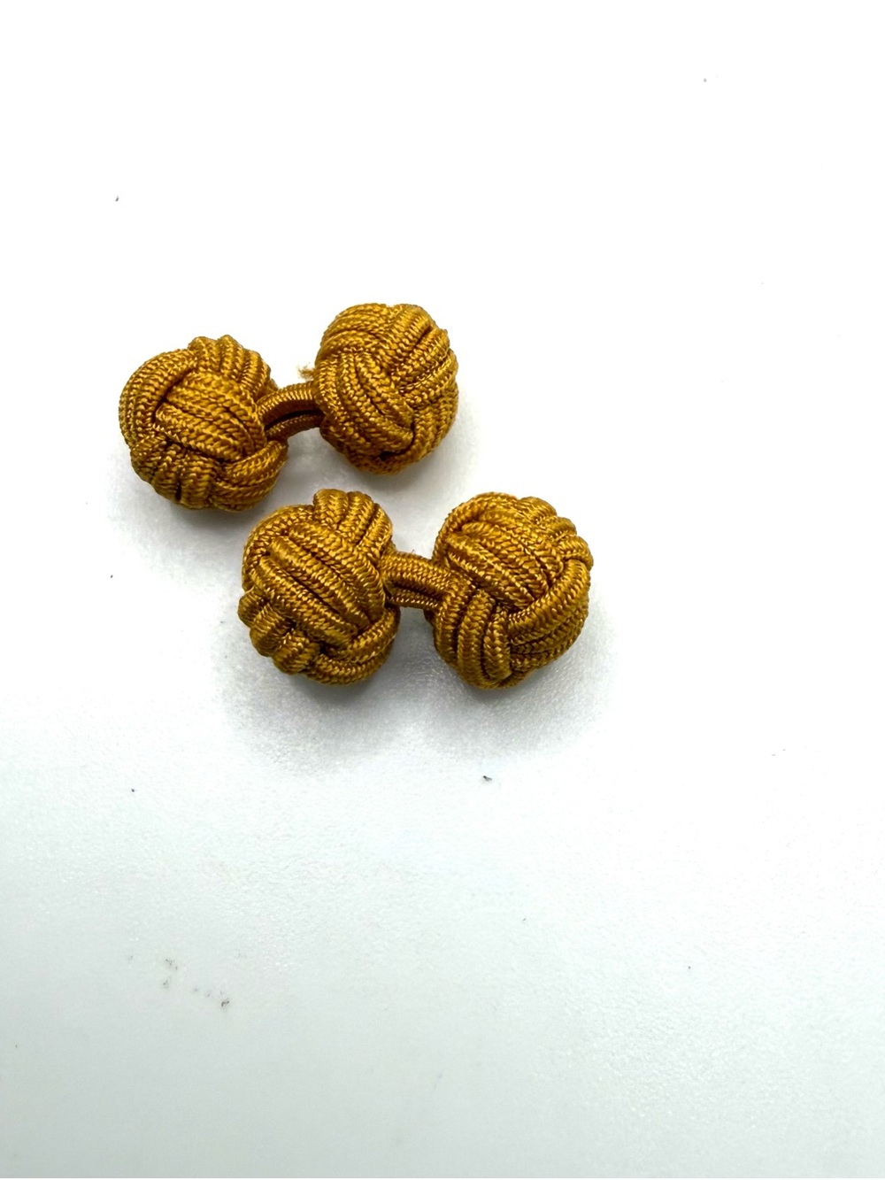 Brooks Brothers Gold Knot Silk Cuff Links